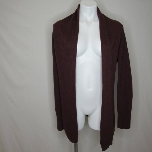 Banana Republic Burgundy Red Tie Back Cardigan Sweater Women's M Medium - Picture 1 of 9